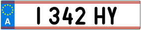 Truck License Plate